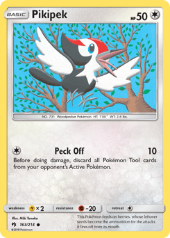 Pikipek #163 from Lost Thunder