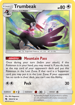 Trumbeak #165 from Lost Thunder