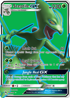 Sceptile-GX #196 from Lost Thunder