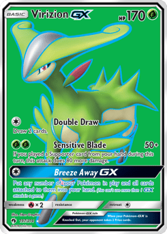 Virizion-GX #197 from Lost Thunder