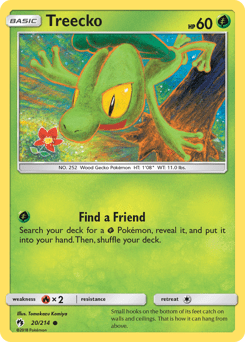 Treecko #20 from Lost Thunder