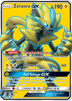 Zeraora-GX #201 from Lost Thunder