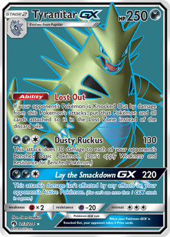 Tyranitar-GX #203 from Lost Thunder