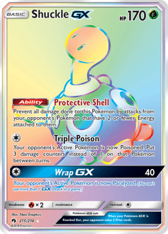 Shuckle-GX #215 from Lost Thunder