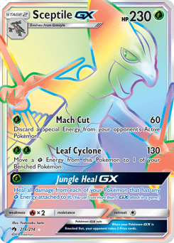 Sceptile-GX #216 from Lost Thunder