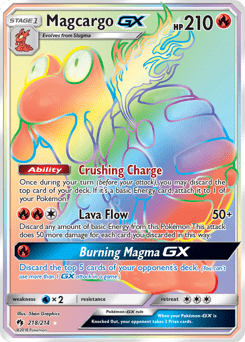 Magcargo-GX #218 from Lost Thunder