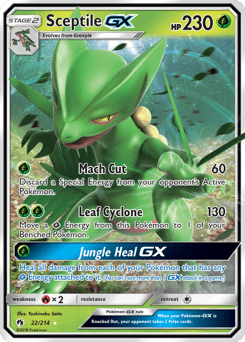 Sceptile-GX #22 from Lost Thunder