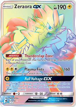Zeraora-GX #221 from Lost Thunder