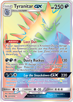 Tyranitar-GX #223 from Lost Thunder