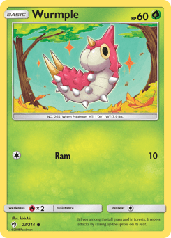 Wurmple #23 from Lost Thunder