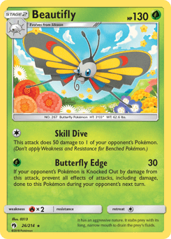 Beautifly #26 from Lost Thunder