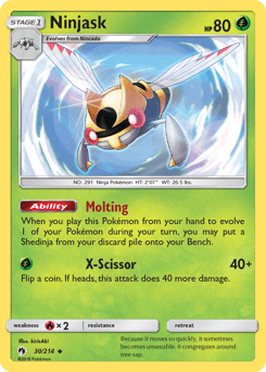 Ninjask #30 from Lost Thunder