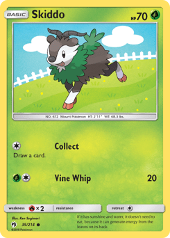 Skiddo #35 from Lost Thunder