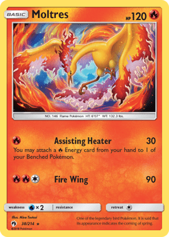 Moltres #38 from Lost Thunder
