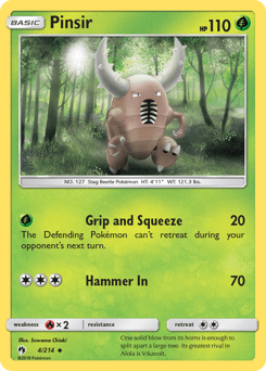 Pinsir #4 from Lost Thunder