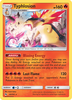 Typhlosion #42 from Lost Thunder