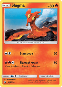 Slugma #43 from Lost Thunder