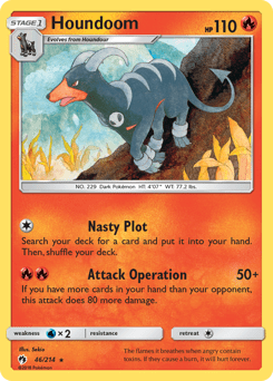 Houndoom #46 from Lost Thunder