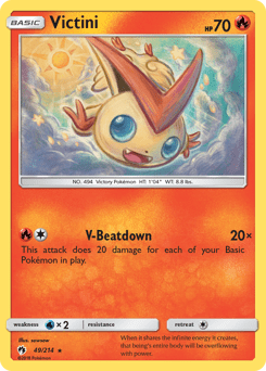 Victini #49 from Lost Thunder
