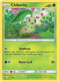 Chikorita #5 from Lost Thunder