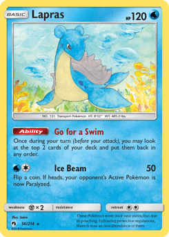 Lapras #56 from Lost Thunder