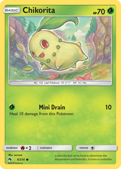 Chikorita #6 from Lost Thunder