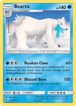 Beartic #62 from Lost Thunder