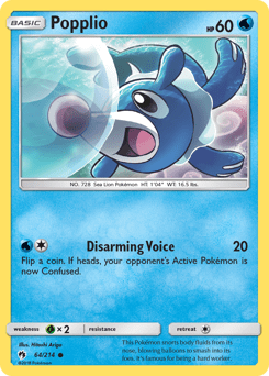Popplio #64 from Lost Thunder