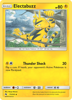 Electabuzz #71 from Lost Thunder
