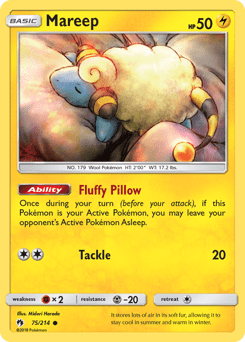 Mareep #75 from Lost Thunder
