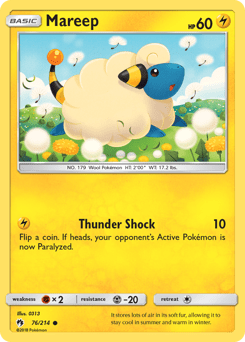 Mareep #76 from Lost Thunder