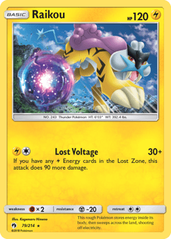 Raikou #79 from Lost Thunder