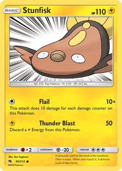 Stunfisk #83 from Lost Thunder