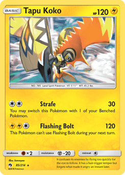 Tapu Koko #85 from Lost Thunder