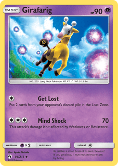 Girafarig #94 from Lost Thunder