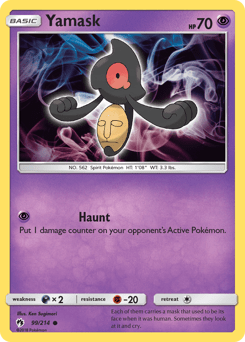 Yamask #99 from Lost Thunder