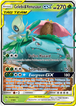 Celebi & Venusaur-GX #1 from Team Up
