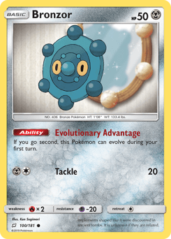 Bronzor #100 from Team Up