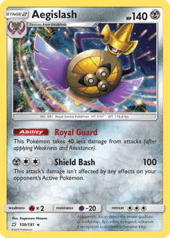 Aegislash #109 from Team Up