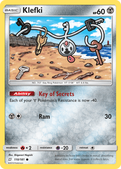 Klefki #110 from Team Up