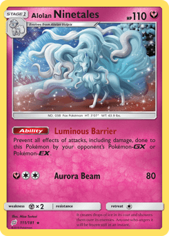 Alolan Ninetales #111 from Team Up