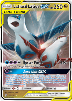 Latias & Latios-GX #113 from Team Up