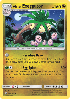 Alolan Exeggutor #115 from Team Up