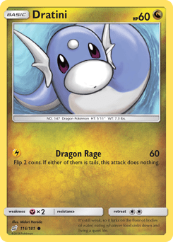 Dratini #116 from Team Up