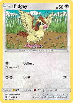 Pidgey #121 from Team Up