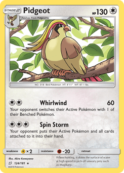 Pidgeot #124 from Team Up