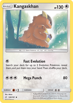 Kangaskhan #128 from Team Up
