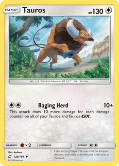 Tauros #129 from Team Up