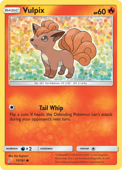 Vulpix #15 from Team Up