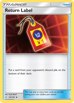 Return Label #153 from Team Up